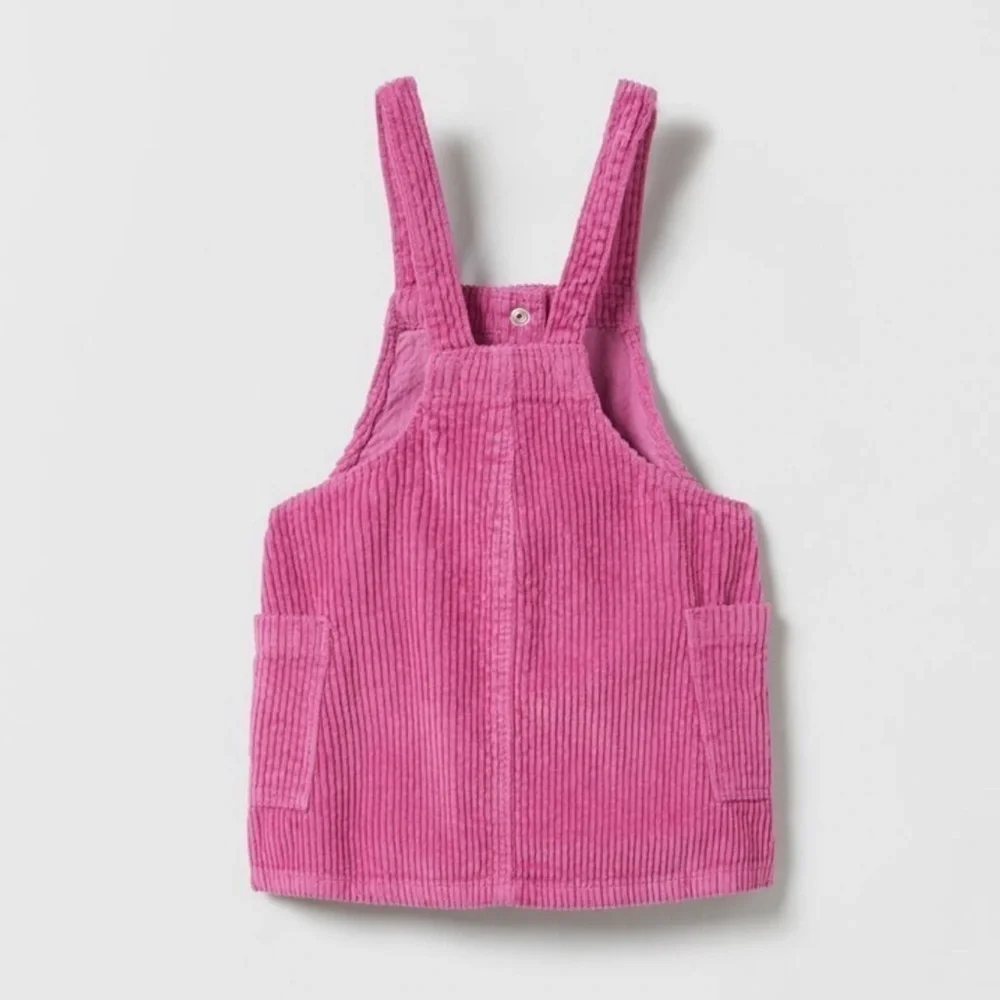 Zara Snaps Corduroy Pinafore Dress - Picture 4 of 8